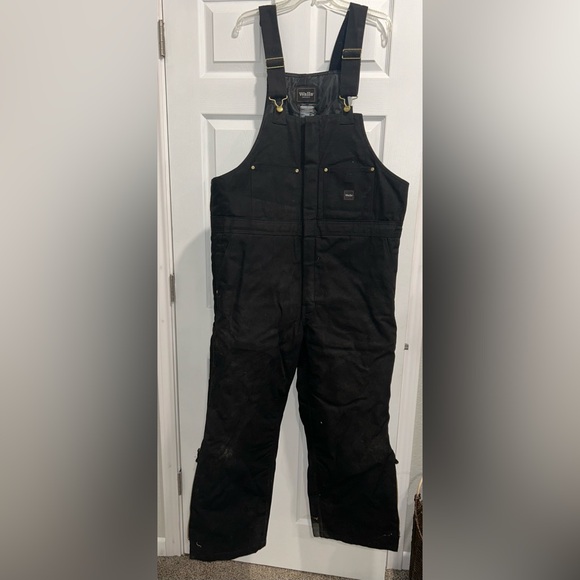 Walls Workwear‎ Bib Overalls Men's XL Regular w/ Pockets Zip Leg - Picture 1 of 4